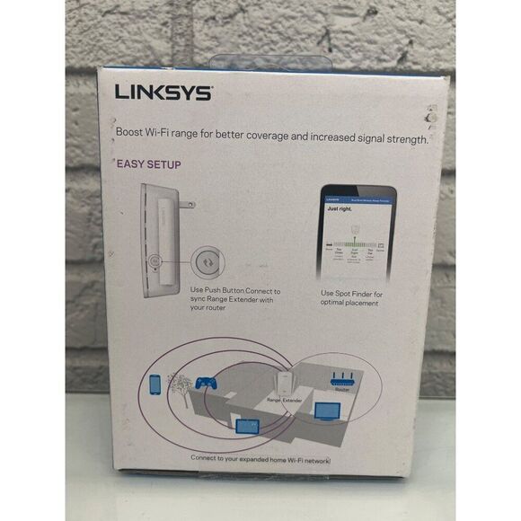 Linksys WiFi Extender WiFi 5 Range Booster - Picture 5 of 8